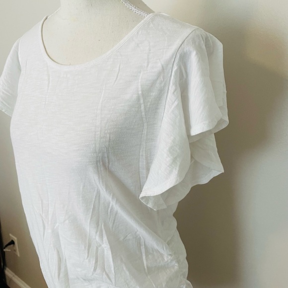 Motherhood Maternity Flutter Sleeve Tee - Picture 2 of 5